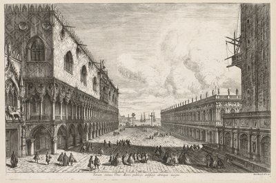 Pohledy na Benátky: Piazzetta, 1741. od Michele Marieschi