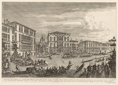 Pohledy na Benátky: Regatta, 1741. od Michele Marieschi