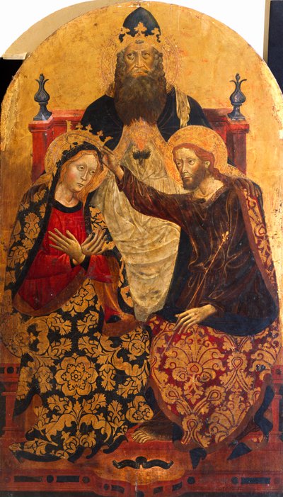 Korunovace Marie Michele di Matteo da Bologna (aktivní 1410-1469) od Michele di Matteo da Bologna