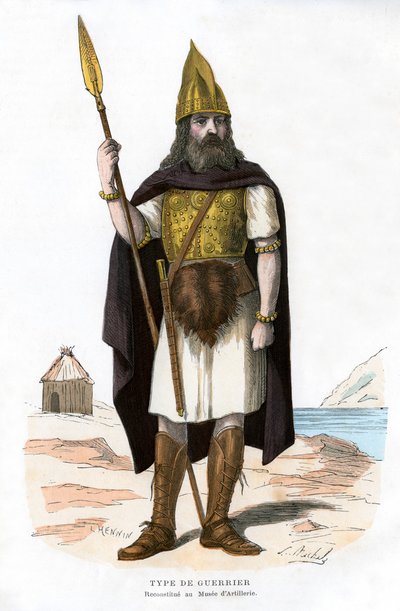 Válečník, možná galský nebo Frank, 1882-1884. od Michelz