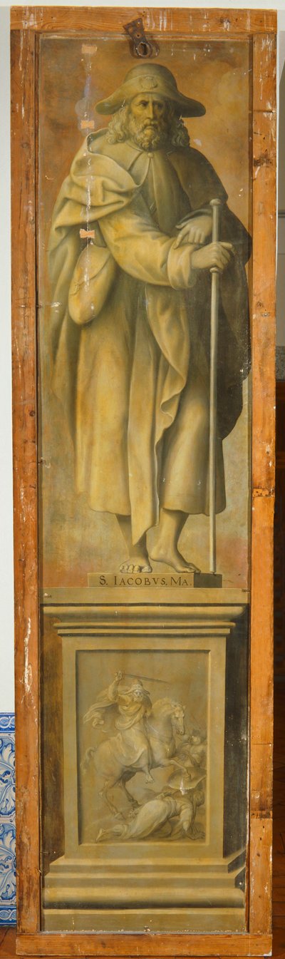 Svatý Jakub Starší od Michiel I Coxie or Coxcie