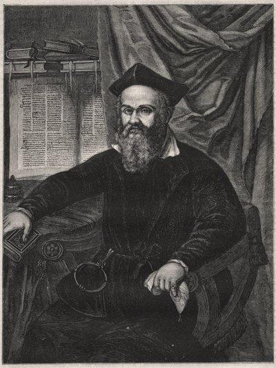 Portrét Marca Antonia de Dominis (Markantun de Dominis) (1556-1624) dalmatský duchovní, odpadlík a vědec - rytina G J Delff podle Mierevelta od Michiel Jansz. van (after) Mierevelt