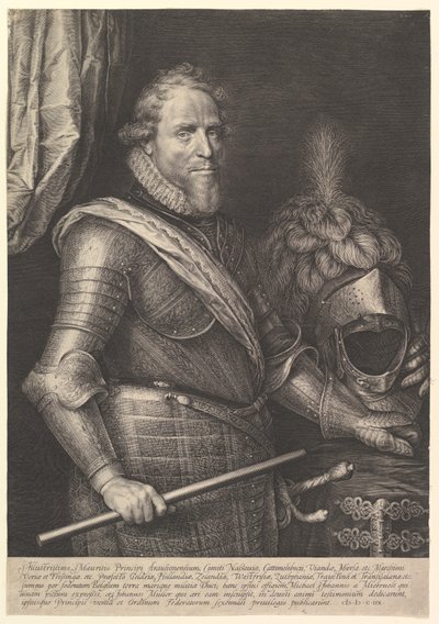 Princ Maurits z Orange, 1608. od Michiel Jansz van Miereveld