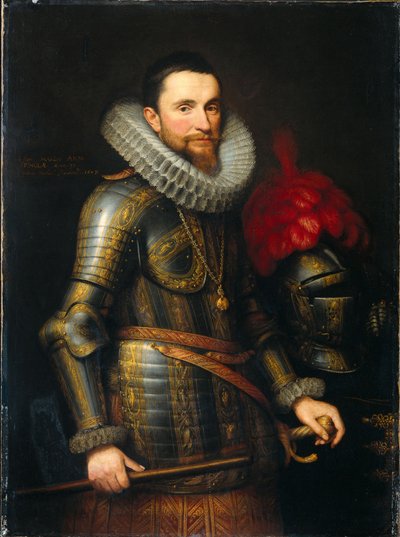 Portrét Ambrosia Spinoly 1569-1630, 1609 od Michiel Jansz van Mierevelt