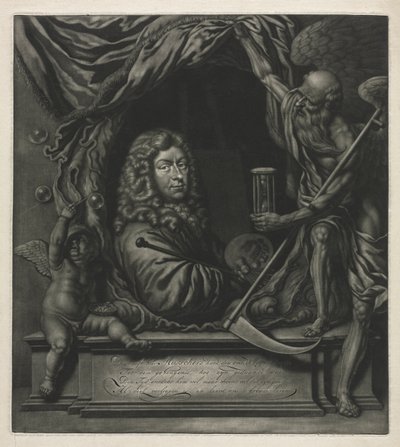 Autoportrét, 1685. od Michiel van Musscher
