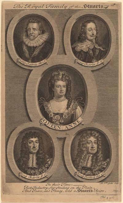 Královská rodina Stuartů od Michiel van der Gucht
