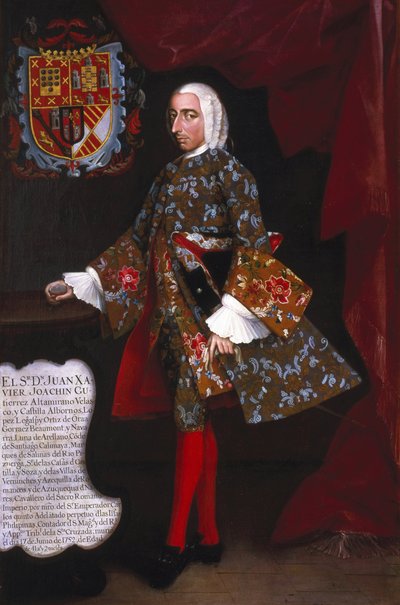 Don Juan Xavier Joachín Gutiérrez Altamirano Velasco od Miguel Cabrera