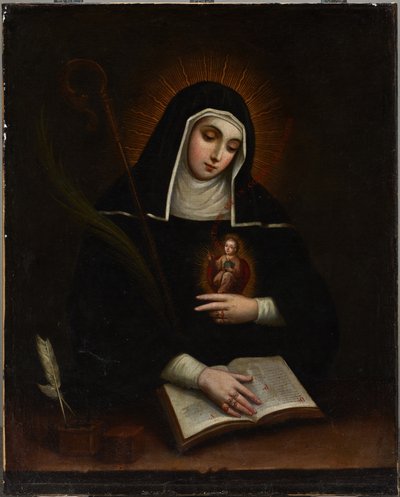 Pyhä Gertrude od Miguel Cabrera