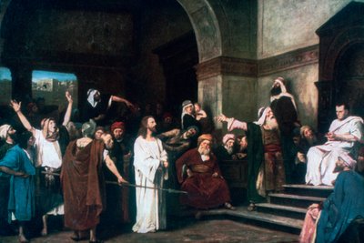 Kristus před Pilátem, 1881 od Mihály Munkácsy