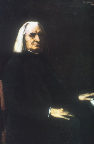 Franz Liszt, 1886 od Mihály Munkácsy