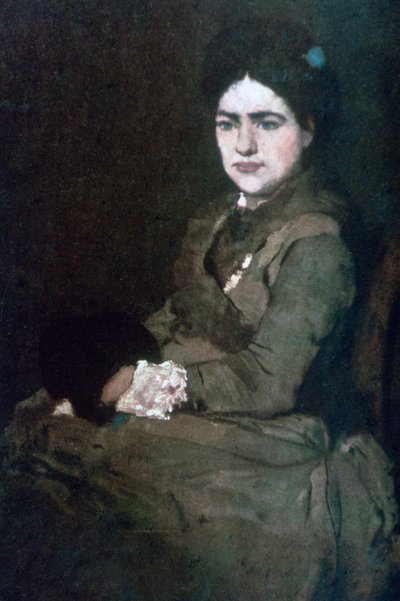 Paní Munkacsy, c1864-1900 od Mihály Munkácsy