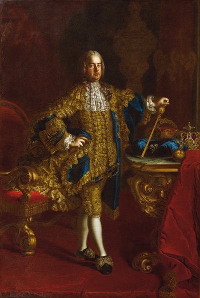 Portrét císaře Františka I. Rakouského 1708-1765, mezi 1745 a 1765. od Mijtens