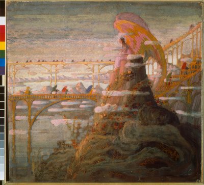 Anděl (Andělské preludium) od Mikalojus Ciurlionis