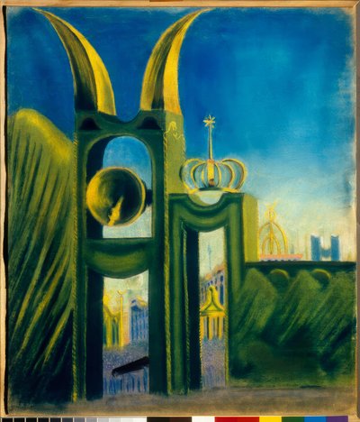Pohřební symfonie (I) od Mikalojus Ciurlionis