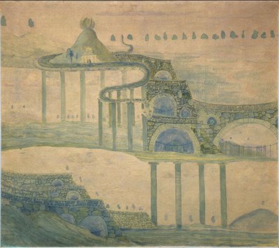 Žemaitské kříže u cest od Mikalojus Ciurlionis