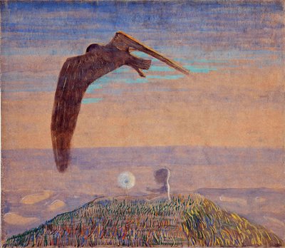 Pohádka II od Ciurlionise, Mikalojus Konstantinas (1875-1911). Tempera na papíře, rozměr: 62,2x71,9 od Mikalojus Konstantinas Čiurlionis