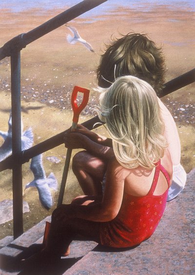 Na schodech na promenádě od Mike Briscoe