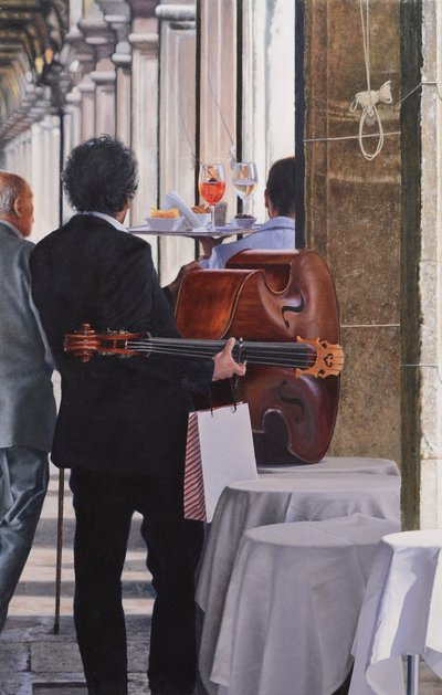 Piazza San Marco (olej na desce) od Mike Briscoe