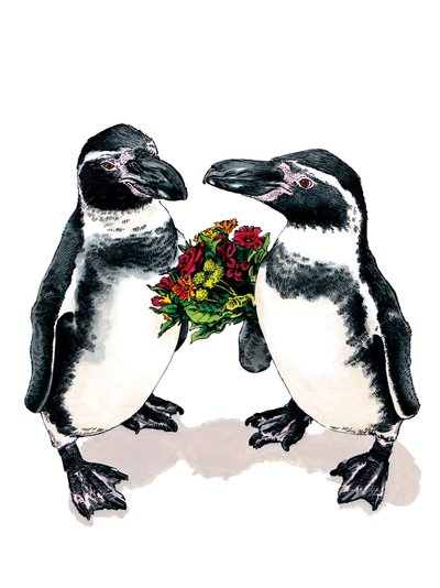 Výročí Penguins on White, 2020 od Mike Davis