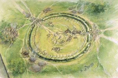 Stonehenge Fáze 2, c27. století před naším letopočtem, c1990-2010 od Mike Seaforth