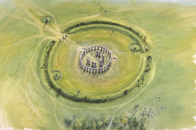 Stonehenge Fáze 3, c20. století před naším letopočtem, c1990-2010 od Mike Seaforth
