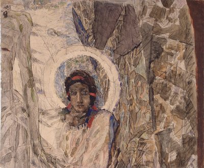 Angels Head, 1887 od Mikhail Aleksandrovich Vrubel