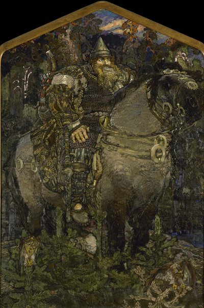 Bogatyr, 1898 od Mikhail Aleksandrovich Vrubel