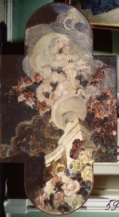 Chryzantémy (Chryzantémy) - obraz Michaila Alexandroviče Vrubela (Vrubel) (1856-1910), olej na plátně od Mikhail Aleksandrovich Vrubel