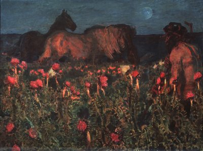 Noc se blíží, 1900 od Mikhail Aleksandrovich Vrubel