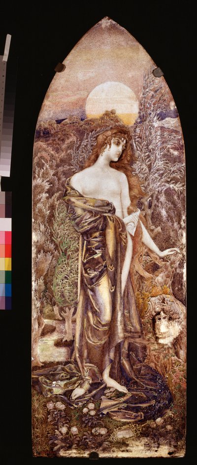 Filosofie (filosofie) - dílo Michaila Alexandroviče Vrubela (Vrubel) (1856-1910), akvarel od Mikhail Aleksandrovich Vrubel
