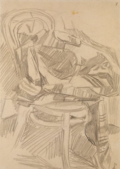 Plaid na židli, 1904 od Mikhail Aleksandrovich Vrubel