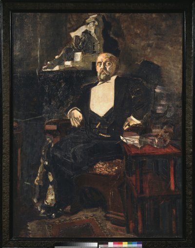 Portrét Savvy Manontova, 1897 od Mikhail Aleksandrovich Vrubel