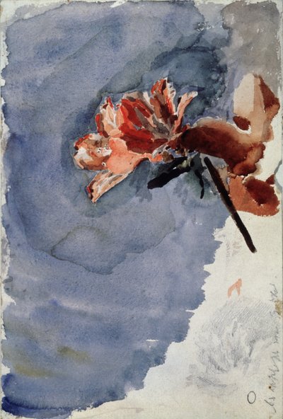 Červená azalka, 1886-1887 od Mikhail Aleksandrovich Vrubel