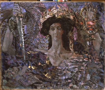 Šestikřídlý Seraphim (Azrael) 1904 od Mikhail Aleksandrovich Vrubel