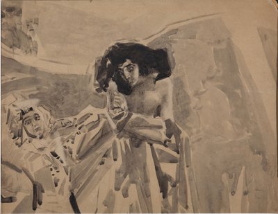 Tanec Tamaras. Ilustrace k básni Démon od Michaila Lermontova, 1890-1891 od Mikhail Aleksandrovich Vrubel