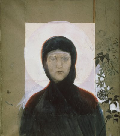 Panna, 1884-1885 od Mikhail Aleksandrovich Vrubel