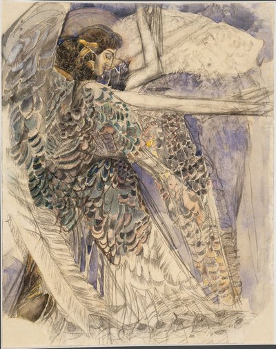Seraph, 1904-1905. od Mikhail Aleksandrovich Vrubel