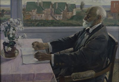 Portrét fyziologa, psychologa a lékaře Ivana P. Pavlova 1849-1936, 1935 od Mikhail Vasilievich Nesterov