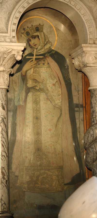 Svatá Olga, princezna z Kyjeva, 1885-1896 od Mikhail Vasilievich Nesterov