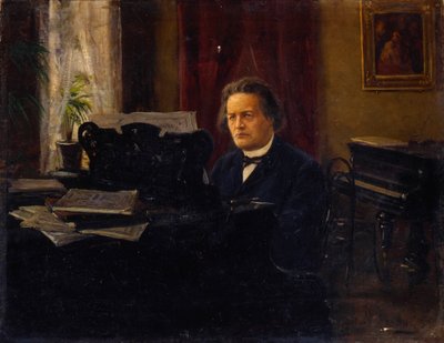 Portrét skladatele Antona Rubinsteina, konec 19. století od Mikhail Yarovoy