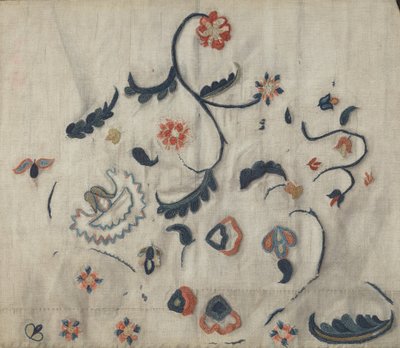 Vyšívaná spodnička (Detail) od Mildred E. Bent