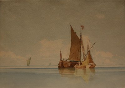 Klid, datum neznámé (akvarel a tužka na papíře) od Miles Edmund Cotman