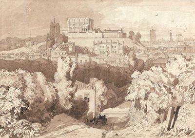 Pohled na Norwich od Miles Edmund Cotman