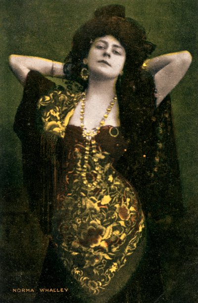 Norma Whalley , australská herečka, počátek 20. století. od Miller and Lang