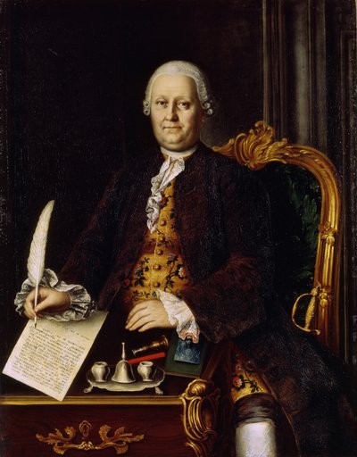 Portrét Sávy Jakovleviče Jakovleva 1713-1784, 1767 od Mina Lukich Kolokolnikov