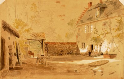 Starověké opatství St. Valery, Francie, 1862. od Miner Kilbourne Kellogg