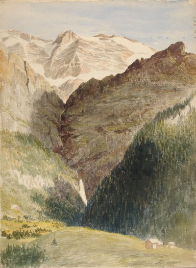 Ledovec a vodopády od Miner Kilbourne Kellogg
