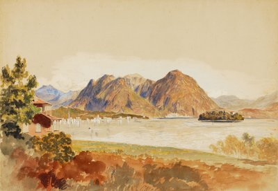 Jezero Maggiore, Itálie od Miner Kilbourne Kellogg