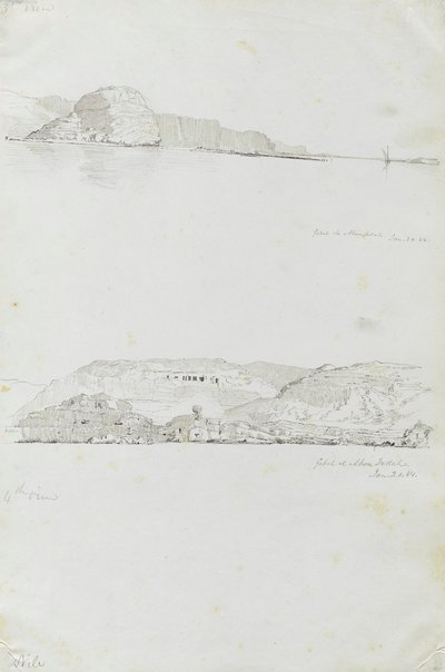 Nil (3. a 4. pohled, Gebel el Fedah) od Miner Kilbourne Kellogg