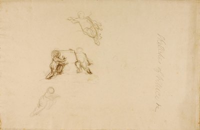 Putti (náčrtky Benátek) od Miner Kilbourne Kellogg
